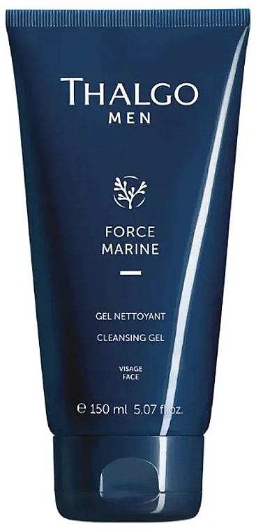 Face Cleansing Gel - Thalgo Men Force Marine Cleansing Gel — photo N1