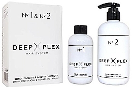 Repair & Protect Hair System - Stapiz Deep Plex System No.1 & No.2 Set (hair/emulsion/150ml + hair/emulsion/290ml) — photo N1