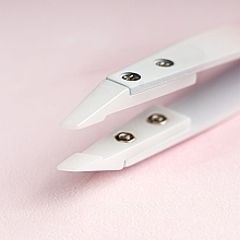 Tweezers with Ceramic Tips, pink - Brushworks Ceramic Tip Tweezer — photo N3