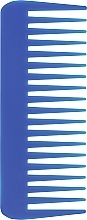 Wide-Tooth Hair Brush, blue - Bifull Professional Wide-Tooth Comb — photo N1