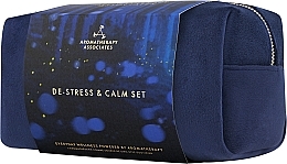 Set - Aromatherapy Associates De-Stress And Calm Gift Set (cosmetic bag/1pc + bath and show oil/55ml + b/oil/100ml + b/gel/150ml) — photo N5
