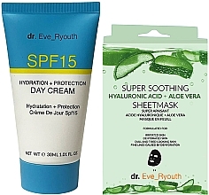 Fragrances, Perfumes, Cosmetics Set - Dr. Eve_Ryouth Sunshield & Soothe Set (cr/30ml+mask/3x36g)