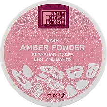 Fragrances, Perfumes, Cosmetics Face Cleansing Amber Powder 'Mattifying Effect & Pore Tightening' - Family Forever Factory Pure Boom Wash Amber Powder