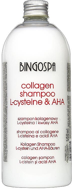 Collagen Hair Shampoo - BingoSpa Collagen Shampoo With Fruit Acids — photo N1