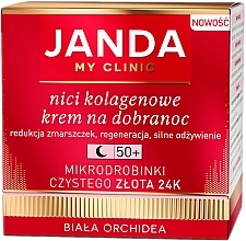 Fragrances, Perfumes, Cosmetics Collagen Threads Night Face Cream 50+ - Janda My Clinic