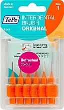 Interdental Brush Set 'Original', 0.45 mm, orange - TePe Interdental Brush Original Size 1 — photo N1