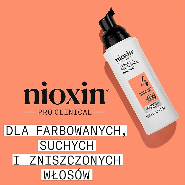 スカルプ＆カラーヘアケア トリートメント - Nioxin Pro Clinical System 4 Scalp + Hair Thickening Treatment — photo N2