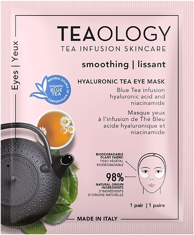 Eye Mask - Teaology Blue Tea Hyaluronic Eye Mask — photo N1