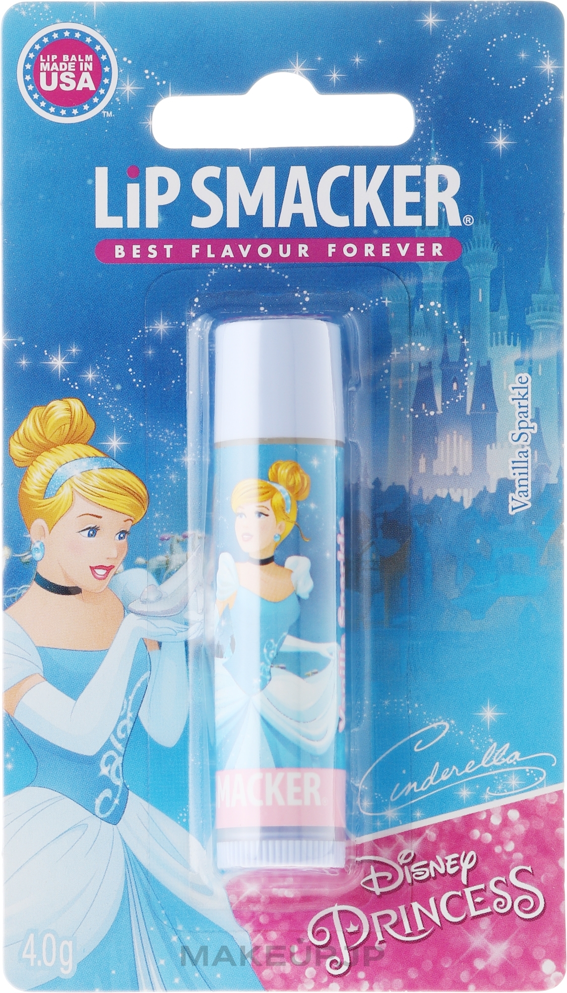 Lip Balm "Cinderella" - Lip Smacker Disney Princess Cinderella Lip Balm Vanilla Sparkle — photo 4 g