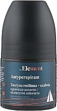 Fragrances, Perfumes, Cosmetics Roller Antiperspirant with Plant-based Taurine and Sage - _Element Men