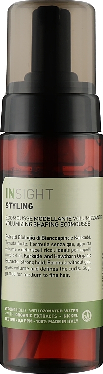 Volumizing Hair Styling Eco Mousse - Insight Styling Volumizing Ecomousse — photo N1