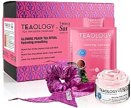 Fragrances, Perfumes, Cosmetics Set - Teaology Blue Tea Peach Tea Set (f/mask/21 ml + f/cr/50 ml + acc/1 pcs)