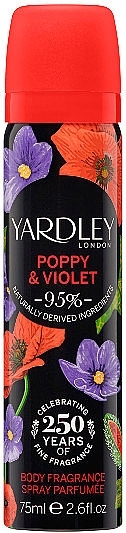 Yardley Poppy & Violet - Deodorant — photo N1