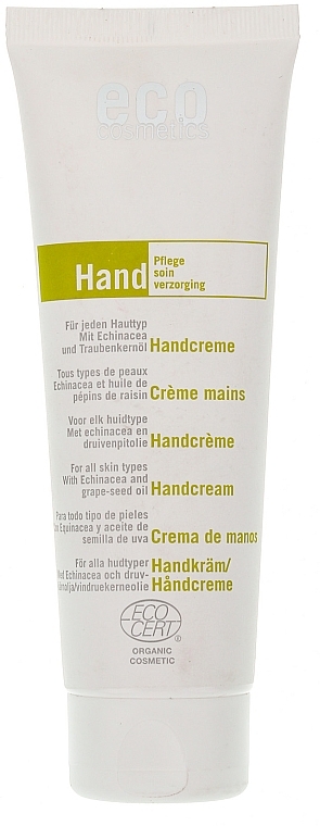 Hand Cream with Echinacea Extract and Olive Oil - Eco Cosmetics — photo N1