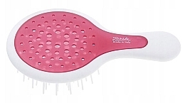 Fragrances, Perfumes, Cosmetics Hair Brush, white and pink - Janeke Superbrush Mini