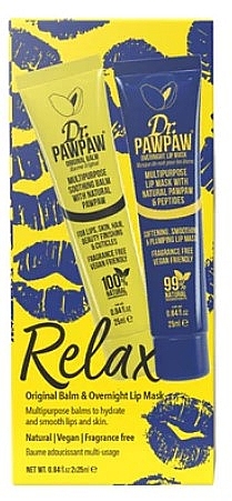 Set - Dr. Pawpaw Relax Gift Set (l/balm/25ml+l/mask/25ml)	 — photo N1