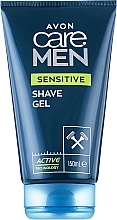 Shaving Gel for Sensitive Skin - Avon Care Men Sensitive Shave Gel — photo N1