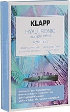 Fragrances, Perfumes, Cosmetics Set - Klapp Hyaluronic Multiple Effect Power Set (f/conc/3x2ml + f/cr/3ml)