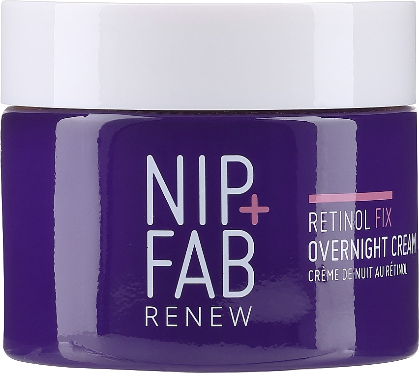 Rejuvenating Night Face Cream with 3% Retinol - NIP + FAB Retinol Fix Overnight Cream 3% — photo N1