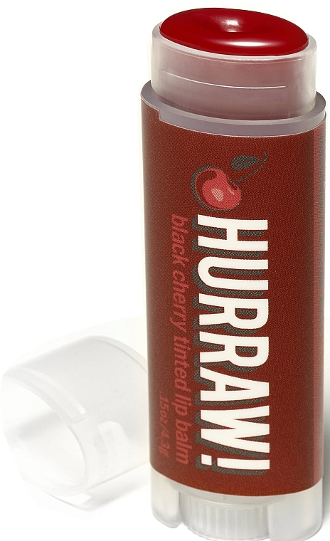 Lip Balm "Cherry" - Hurraw! Black Cherry Lip Balm — photo N2
