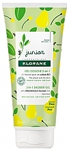 Shower Gel - Klorane Junior 2in1 Shower Gel Pear Body and Hair — photo N1