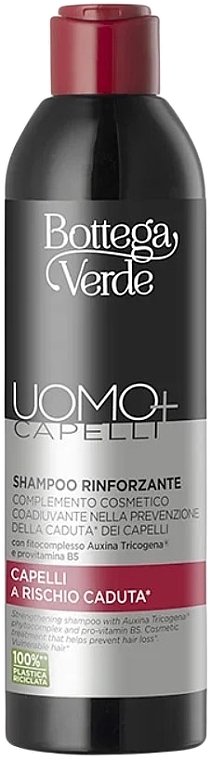 Streghtening Shampoo with Phytocomplex - Bottega Verde Uomo+ Capelli Streghtening Shampoo  — photo N1