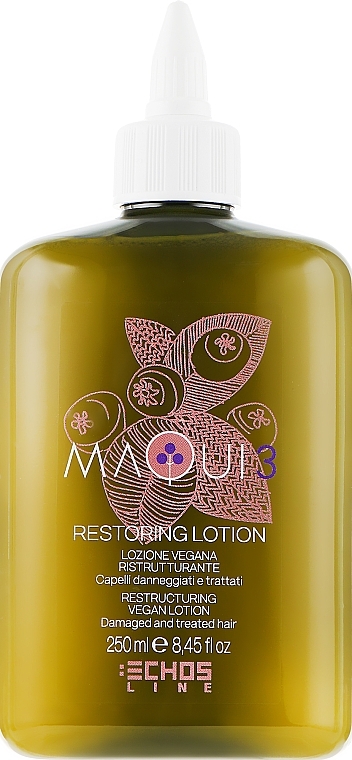 Revitalizing Lotion for Damaged Hair - Echosline Maqui 3 Restoring Lotion — photo N1