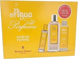 Fragrances, Perfumes, Cosmetics Alvarez Gomez Agua de Perfume Ambar - Set (edp/150ml + edp/30ml + lot/200ml)