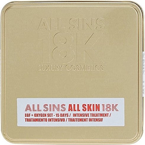 Set - All Sins 18k All Skin Efg Oxygen 15 Days Intensive Treatment Set (f/cocnc/15ml + f/cocnc/15ml) — photo N3
