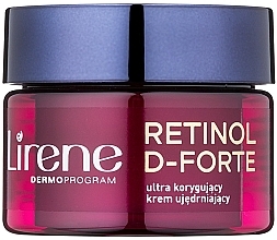 Fragrances, Perfumes, Cosmetics Firming Wrinkle Correction Night Cream - Lirene Retinol D-Forte Firming Night Cream For Correction Of Wrinkles 50+