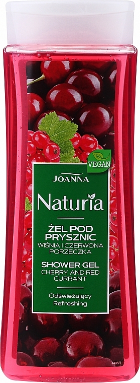 Shower Gel "Cherry and Red Currant" - Joanna Naturia Cherry and Red Currant Shower Gel — photo N1
