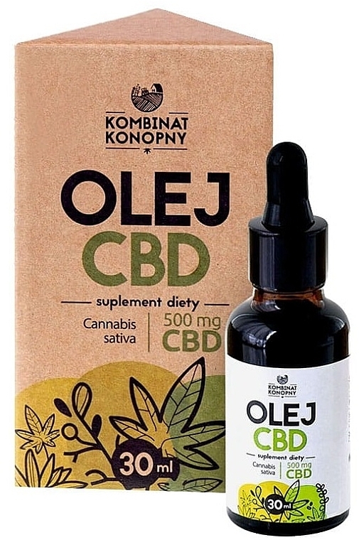 Hemp oil - Kombinat Konopny Oil CBD 500 mg — photo N1