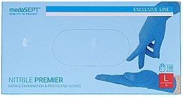 Nitrile Protective Gloves, Size L, Blue - Medasept Nitrile Premier Examination & Protective Gloves — photo N1