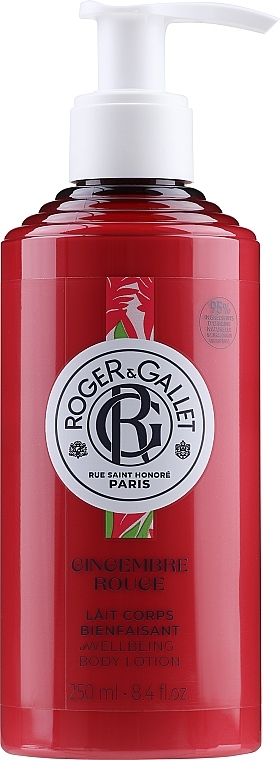 Body Lotion with Ginger Extract - Roger & Gallet Gingembre Rouge Wellbeing Body Lotion — photo N1