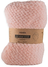 Hair Drying Turban Towel, pink - Mohani Microfiber Hair Towel Pink — photo N1