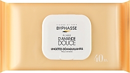 Makeup Remover Wipes - Byphasse Make-up Remover Sweet Almond Oil Wipes — photo N2