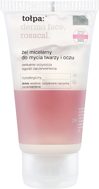 Facial Micellar Gel - Tolpa Dermo Face Rosacal Face Gel — photo N1