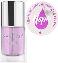 Fragrances, Perfumes, Cosmetics Nail & Cuticle Oil-Elixir Scented with Jasmine and Lily - Semilac Care Nail & Cuticle Elixir Hope