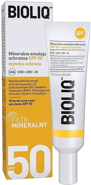 Protective Mineral Face & Body Emulsion - Bioliq Protective Mineral Emulsion SPF50 — photo N1