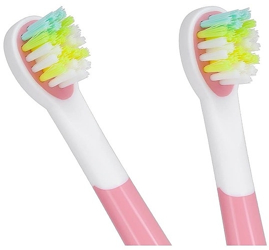 Girls' Replaceable Sonic Toothbrush Head, 2 pcs - Teesa Sonic Junior Girl Soft Toothbrush Heads — photo N2