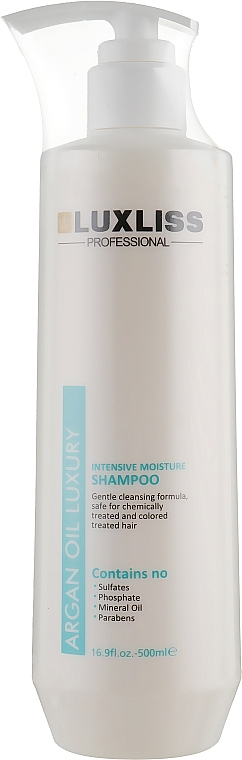 Moisturizing Argan Shampoo - Luxliss Intensive Moisture Shampoo — photo N3