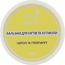 Fragrances, Perfumes, Cosmetics Nail & Cuticle Balm 'Neroli & Grapefruit' - Tufi Profi Premium