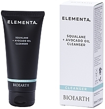 Fragrances, Perfumes, Cosmetics Face Leansing Cream-Emulsion - Bioearth Element Squalane + Avocado Oil Cleanser