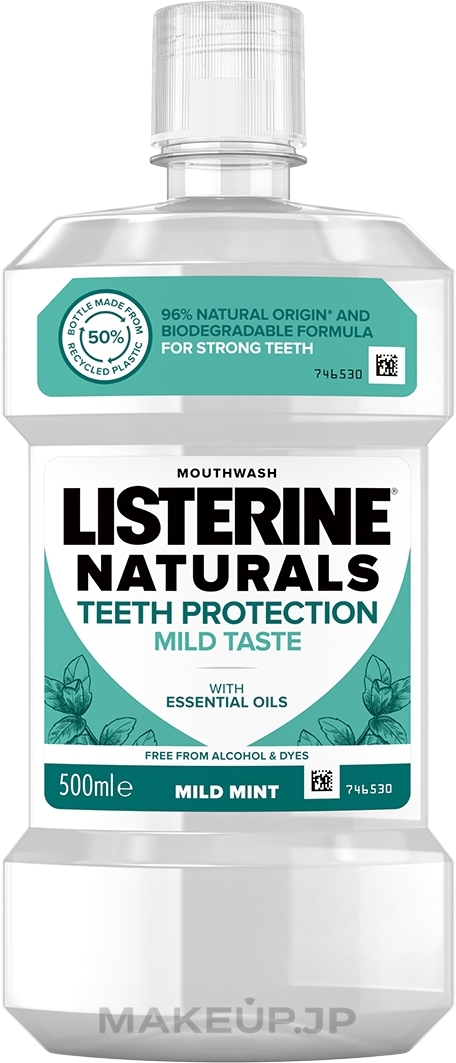 Mouthwash with Essential Oils "Naturals" - Listerine Naturals Teeth Protection — photo 500 ml