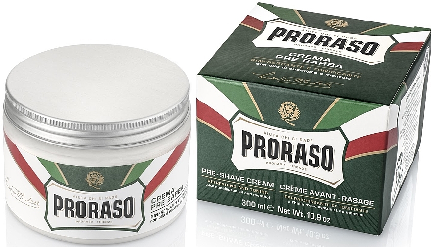 Cream with Menthol and Eucalyptus - Proraso Pre-Shave Cream — photo N3