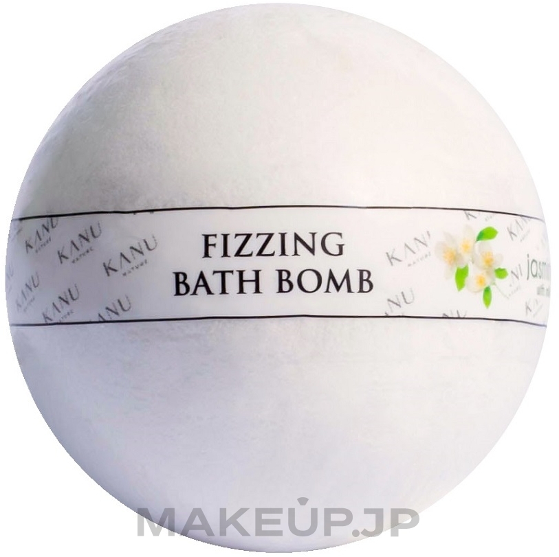 Bath Bomb "Jasmine" - Kanu Nature Fizzing Bath Bomb Jasmine — photo 160 g