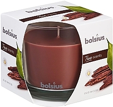 Scented Candle in Glass 'Oud Wood', 95/95 mm - Bolsius True Scents Candle — photo N1