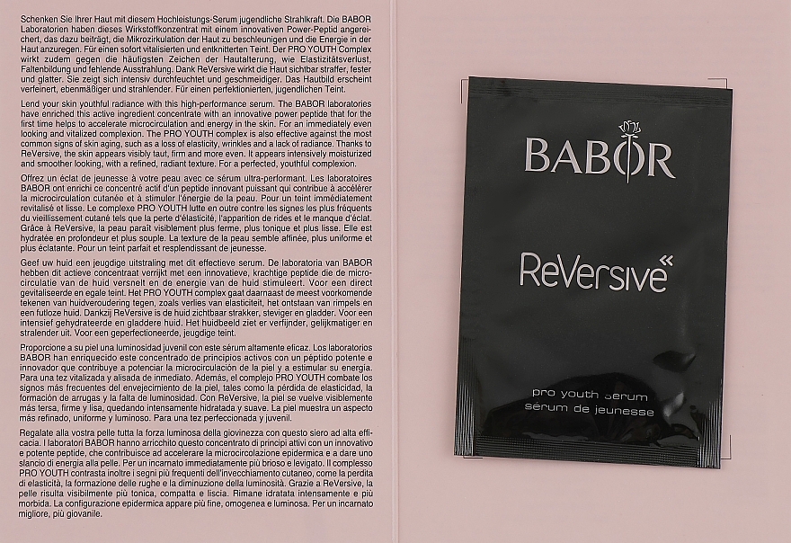 Chronoactive Face Serum - Babor ReVersive Pro Youth Serum (sample) — photo N2