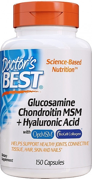 Glucosamine Chondroitin MSM & Hyaluronic Acid - Doctor's Best Glucosamine Chondroitin MSM + Hyaluronic Acid — photo N1