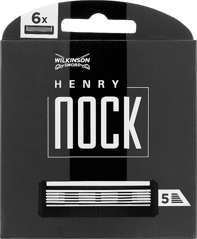 Razor Blade Refill 'Hanry Nock', 6 pcs - Wilkinson Sword Henry Nock — photo N2